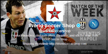 WorldSoccerShop.com takes advantage of the latest news in sports and the demand for social promotions with its innovative social marketing strategy.