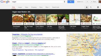 谷歌的新搜索结果显示本地域名在教育网站内容之前。