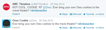 AMC responds to Oreo's Tweet with a big social media response.