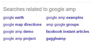 “相关”显示其他类似的谷歌查询。